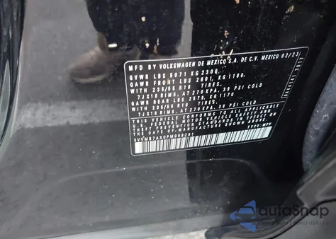 2023 Volkswagen Tiguan 2.0T Se из США, поврежденный, VIN 3VVMB7AX0PM068291